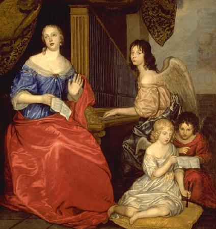 Louise de La Valliere and her children, Sir Peter Lely